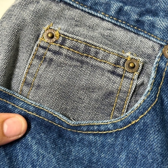 Guess Georges Marciano Cutoff Denim Shorts 90s Size 36 Waist 32 Vintage Retro - Picture 11 of 13